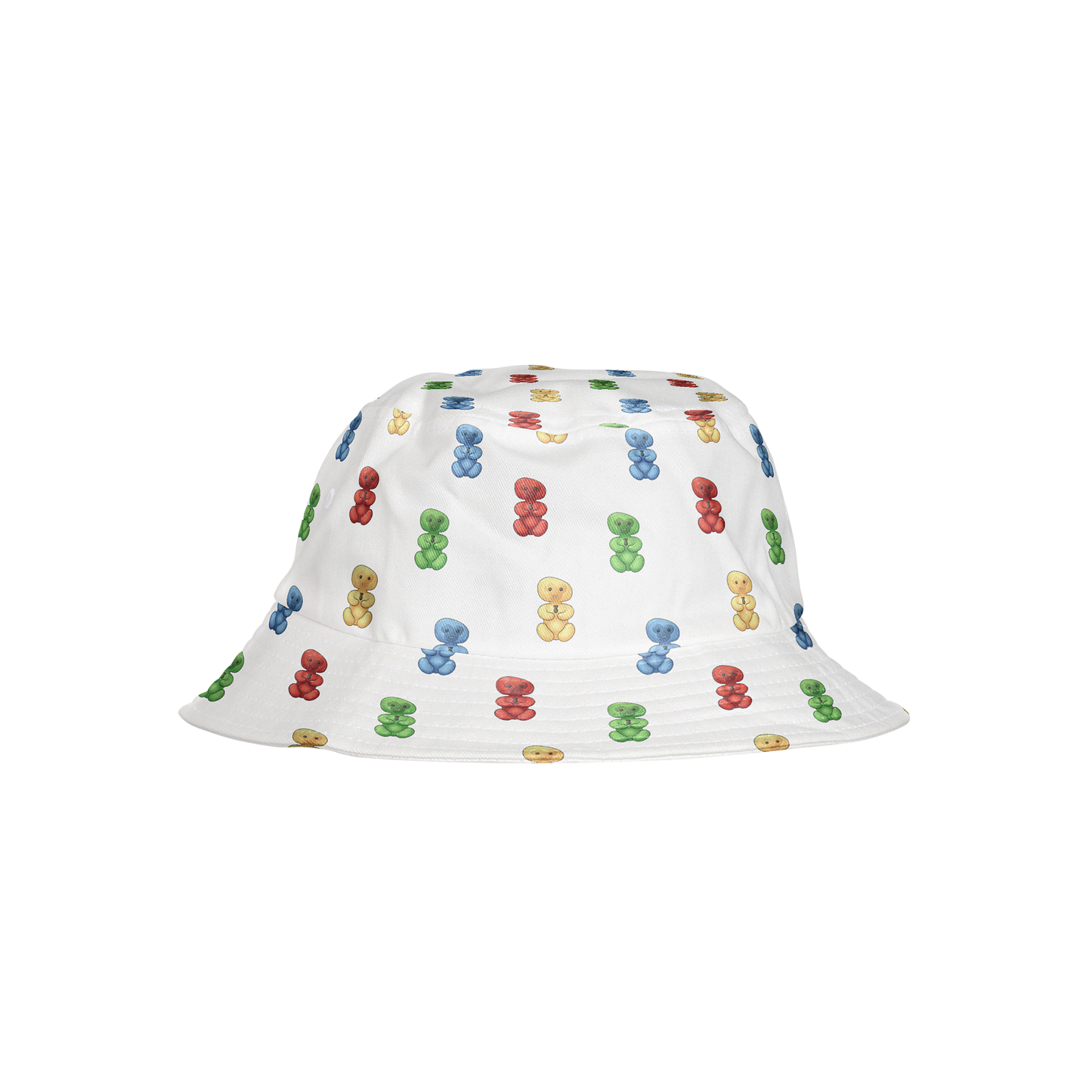 Gummy Monke Bucket Hat (White)