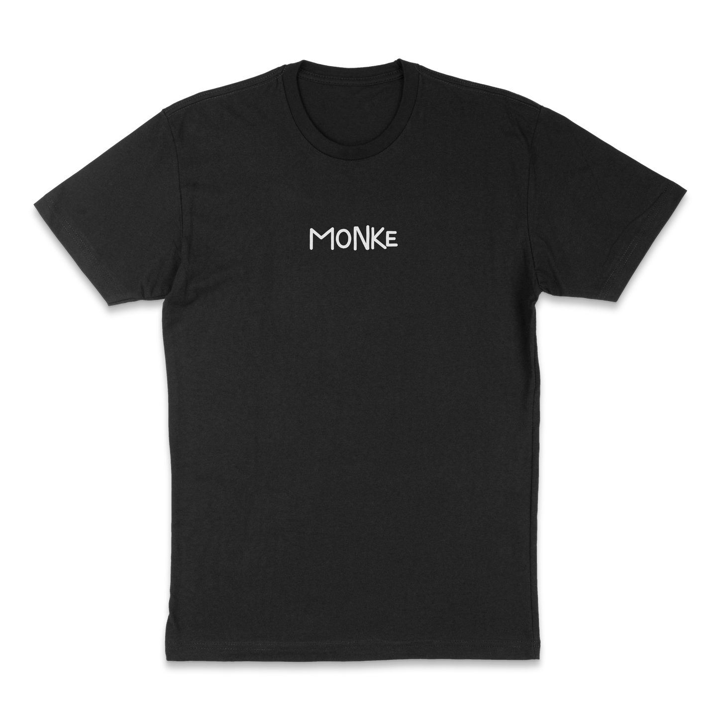 Monke Embroidered Text T-Shirt