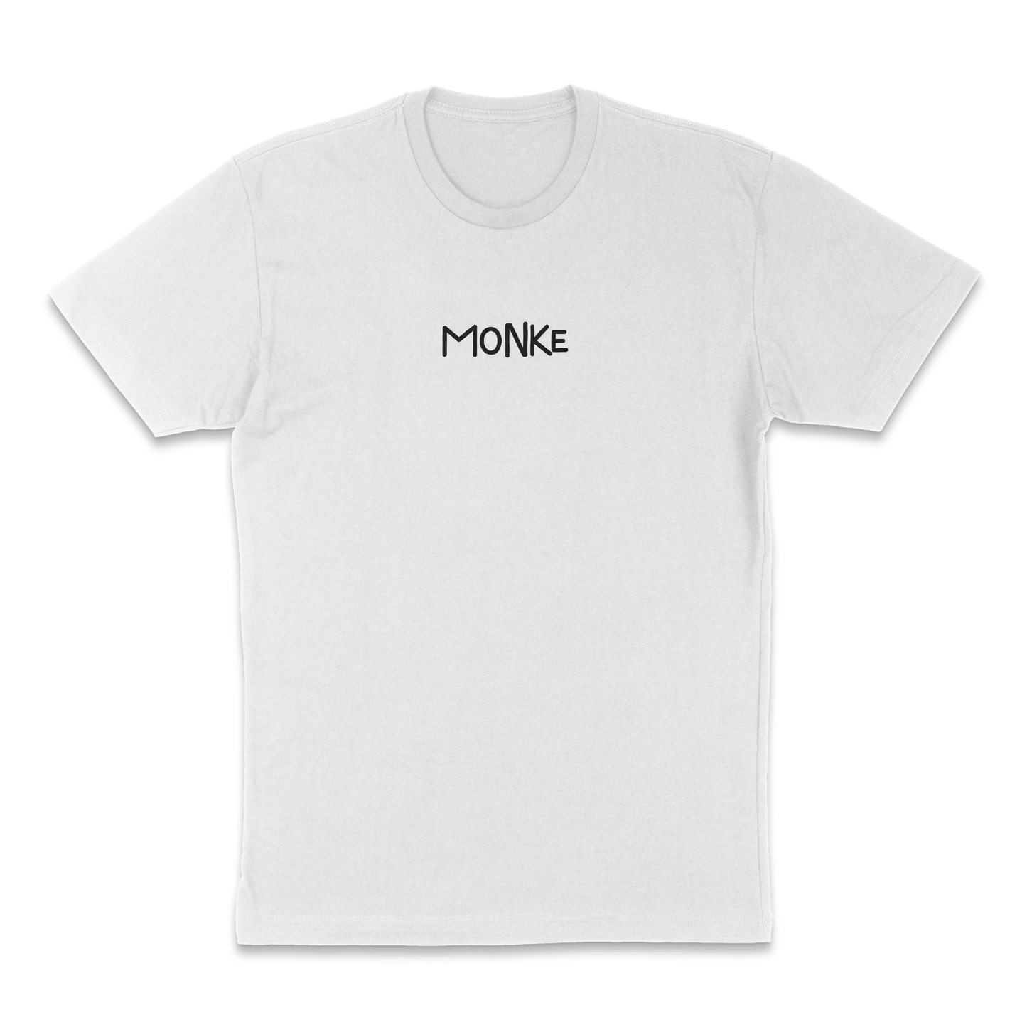 Monke Embroidered Text T-Shirt