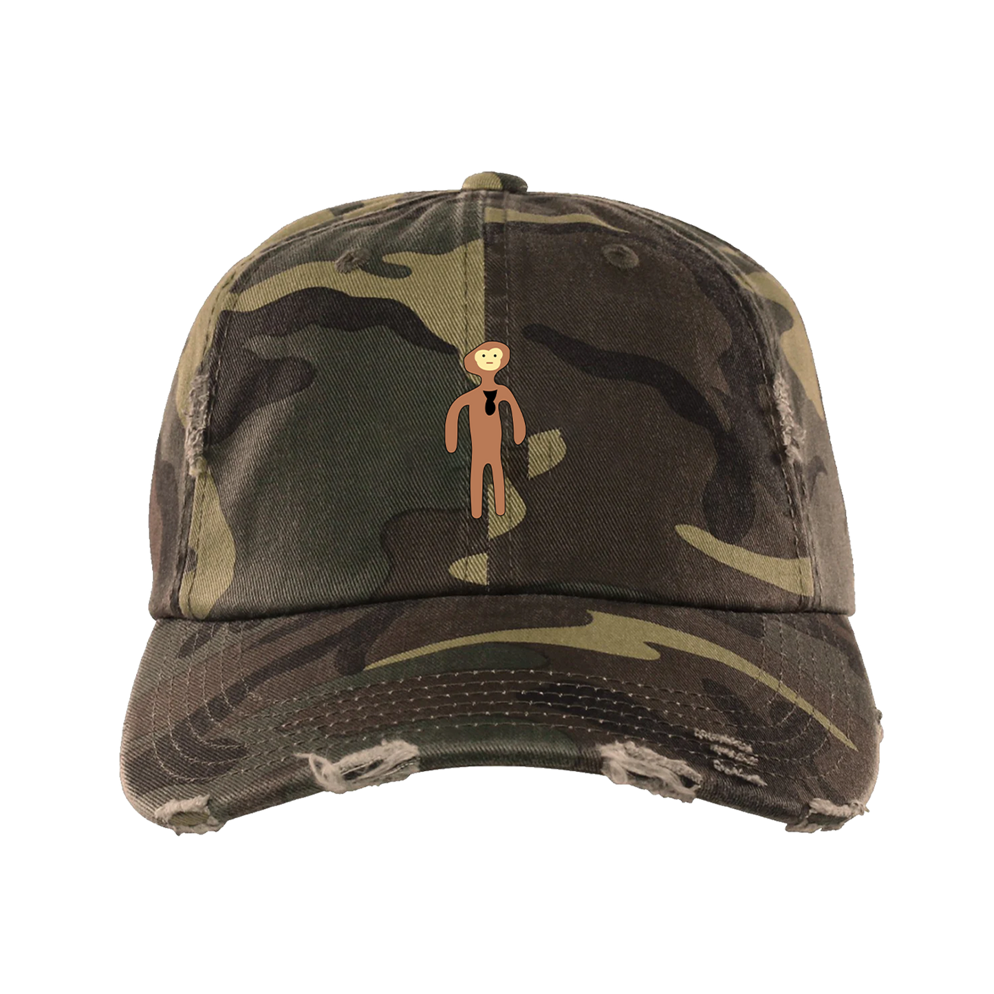 Distressed Monke Dad Hat