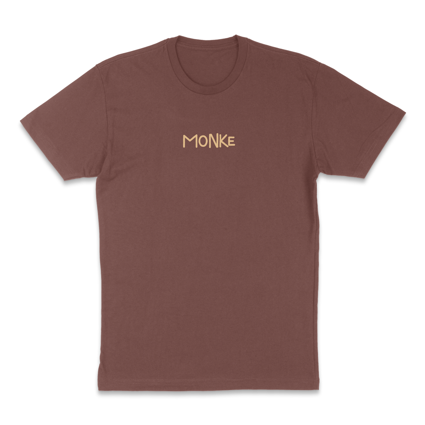 Monke Embroidered Text T-Shirt