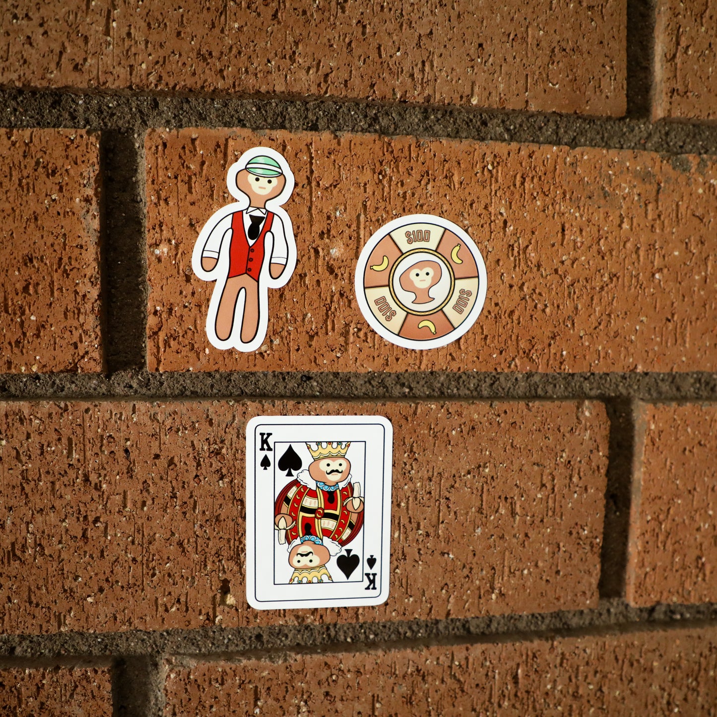 Poker Face Sticker Pack