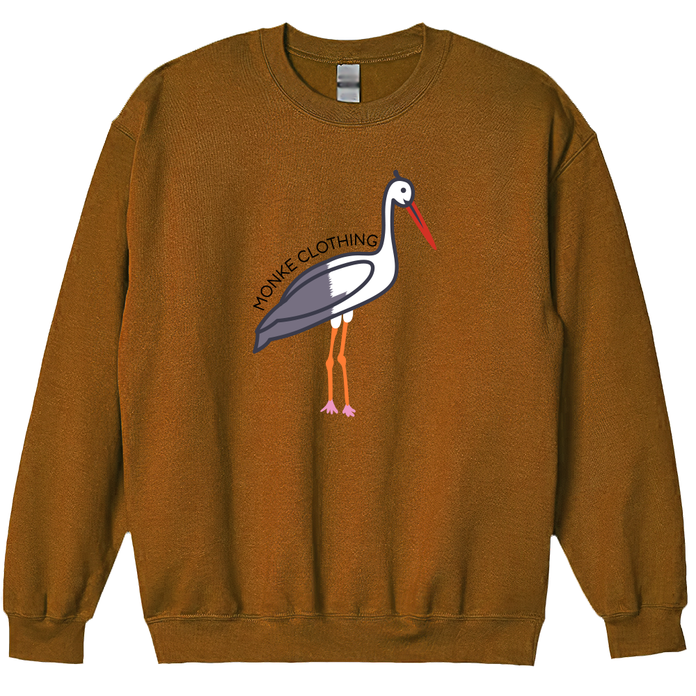 Stork Woven Sweater (Brown)