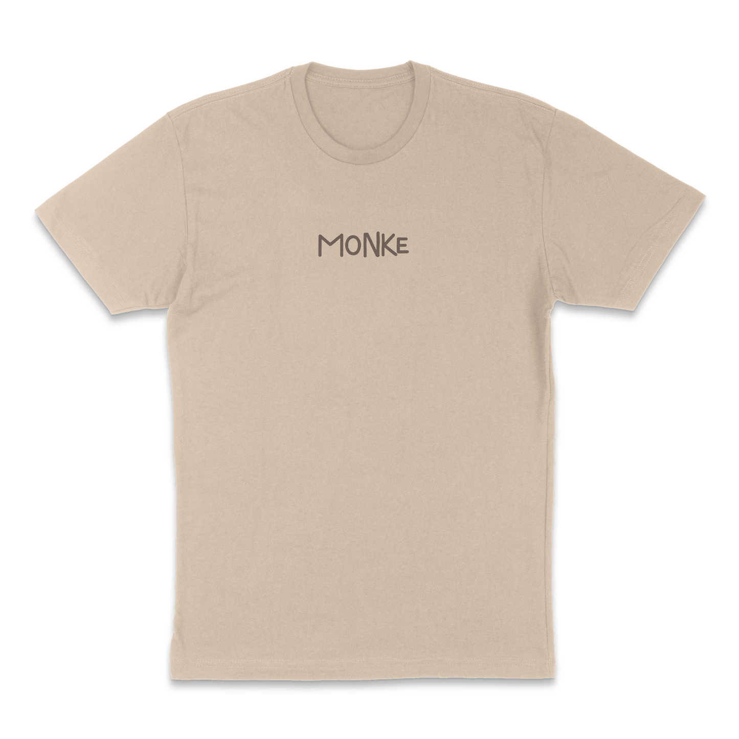 Monke Embroidered Text T-Shirt