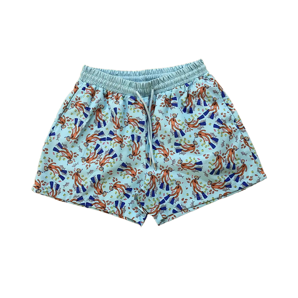 Snorkeling Monke swim trunks