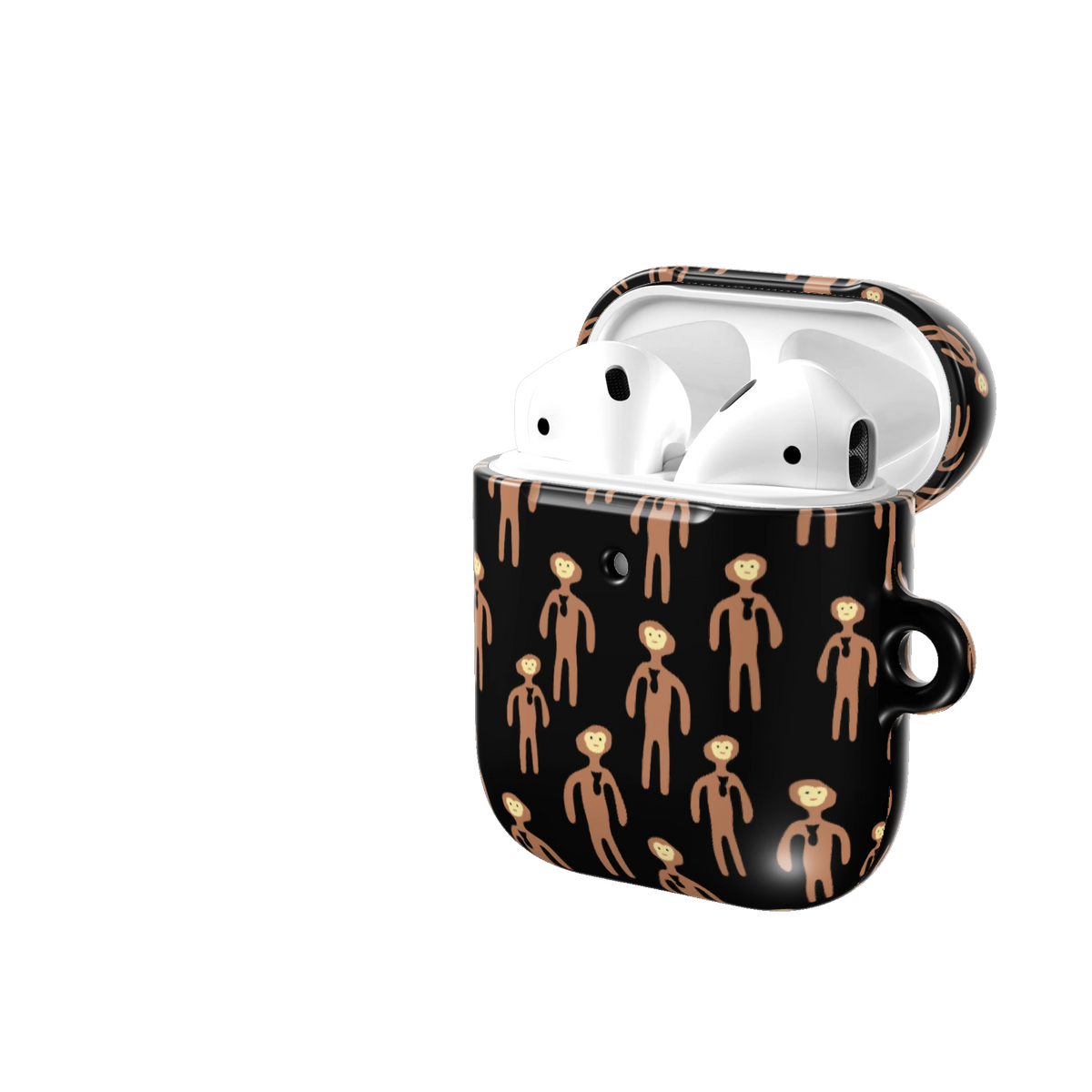 Monke Pattern Airpod Case