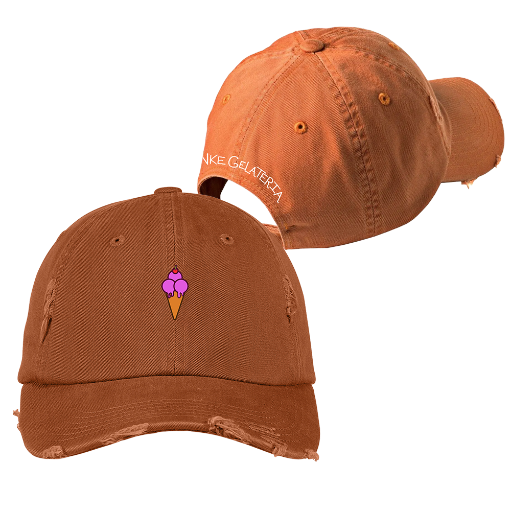 Distressed Monke Gelateria Dad hat