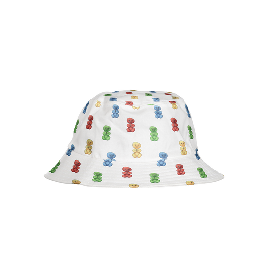 Gummy Monke Bucket Hat (White)