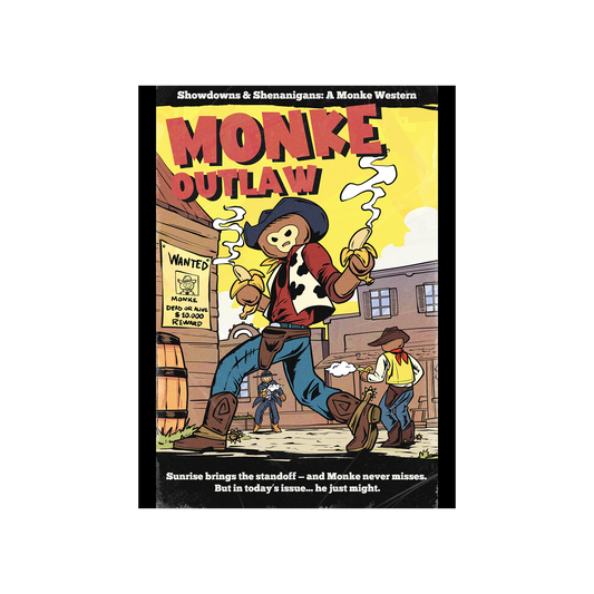Signed Monke Outlaw Poster (Limited Edition)