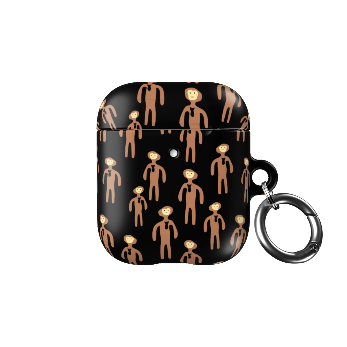 Monke Pattern Airpod Case