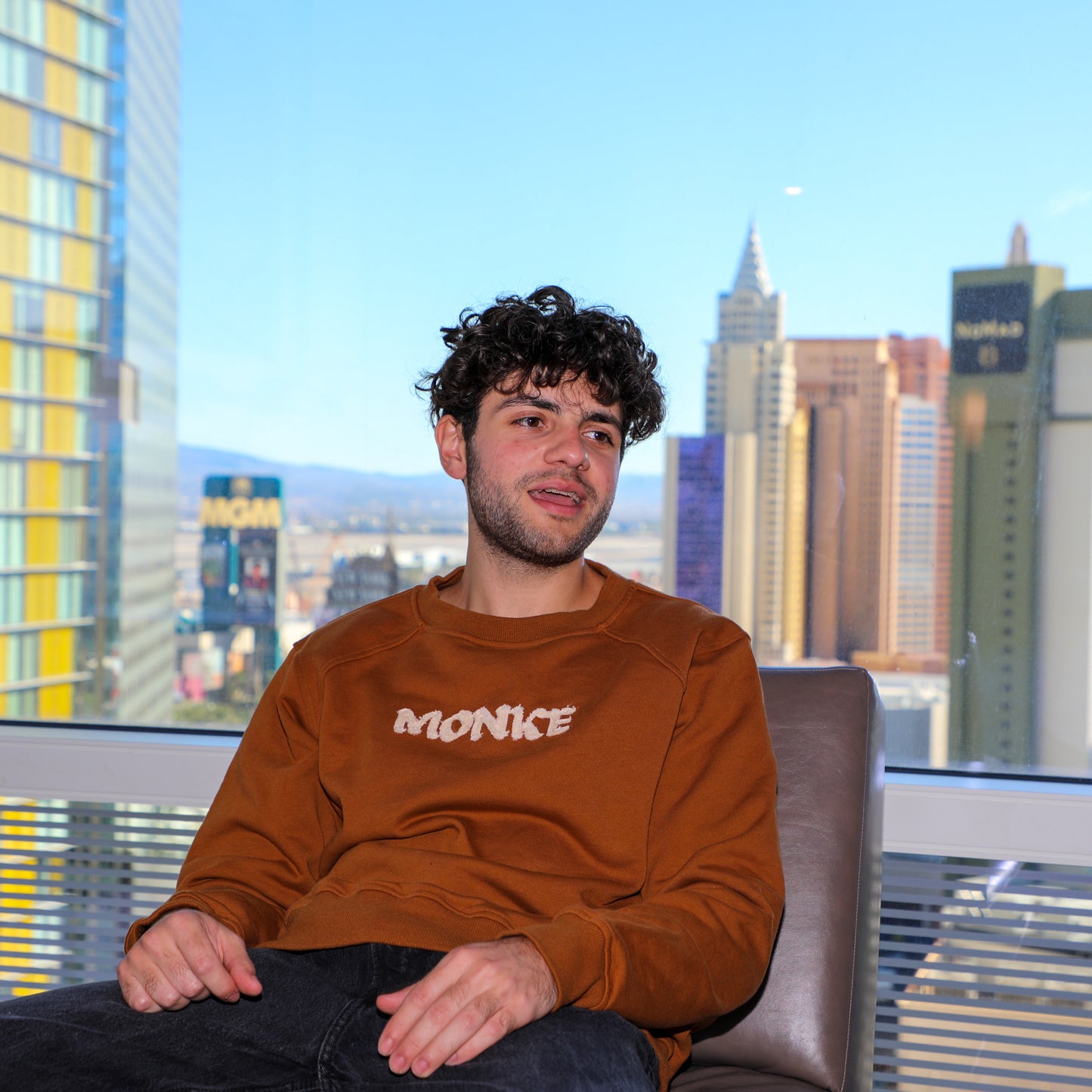 Distressed "Monke" Sweater