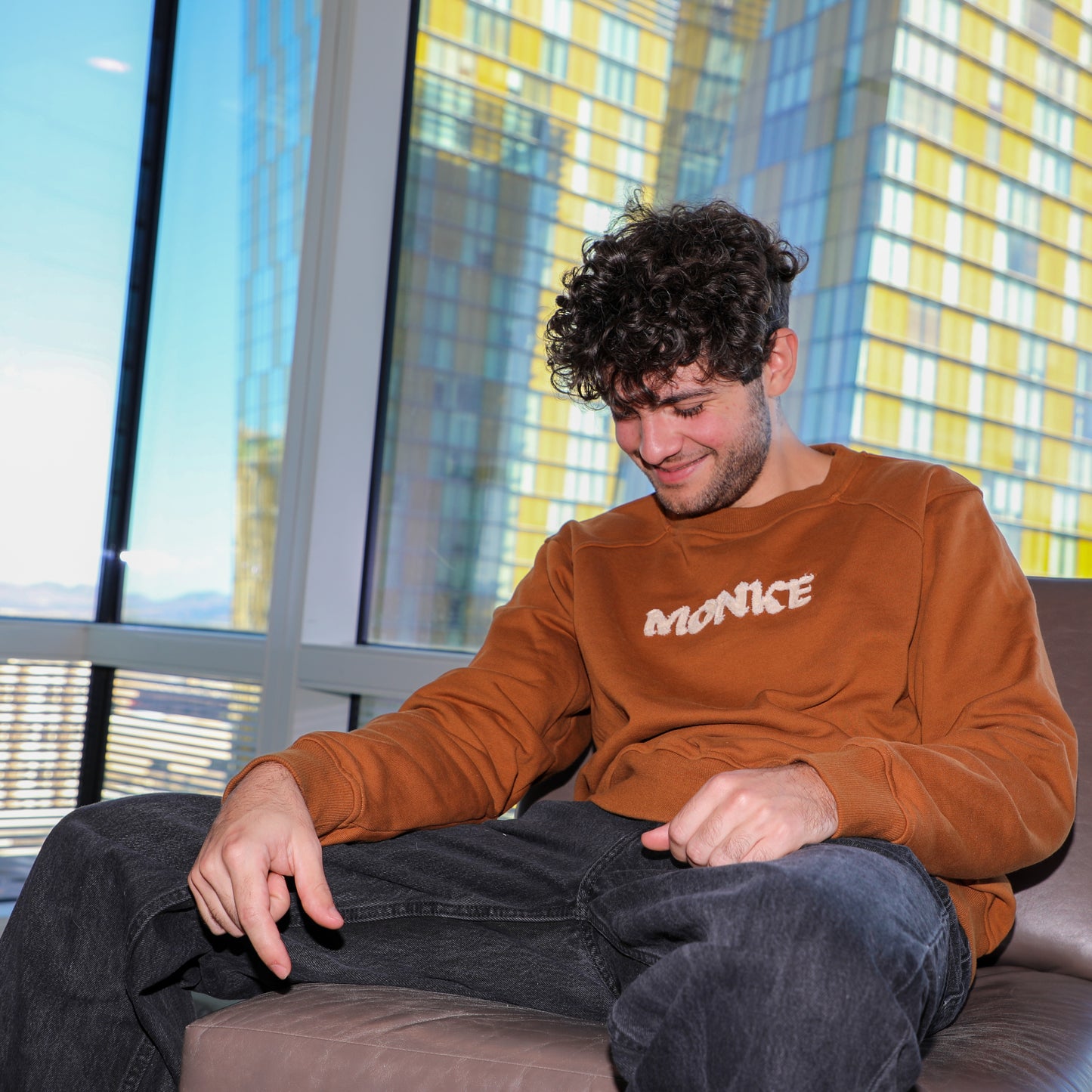 Distressed "Monke" Sweater