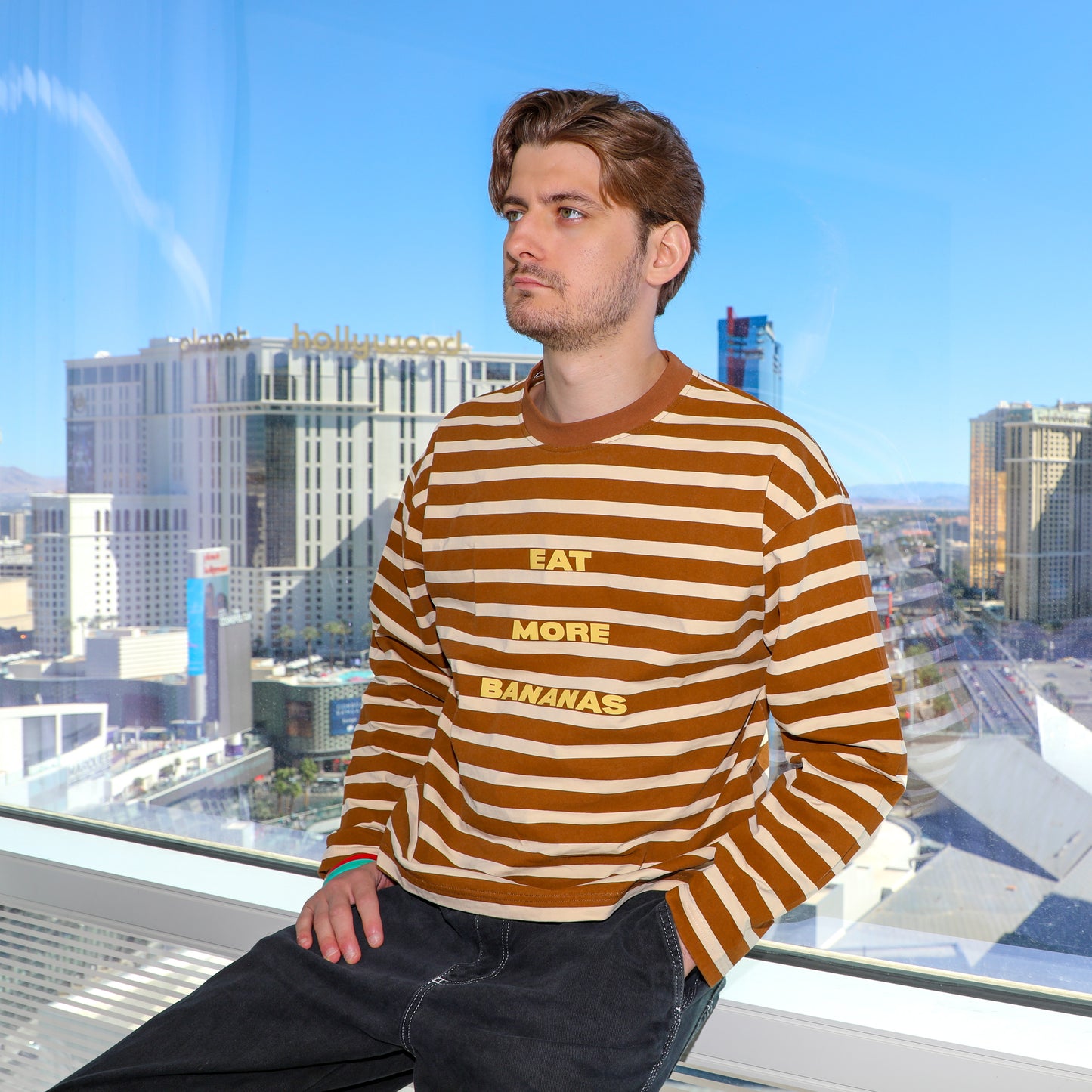 Eat More Bananas Long Sleeve Shirt