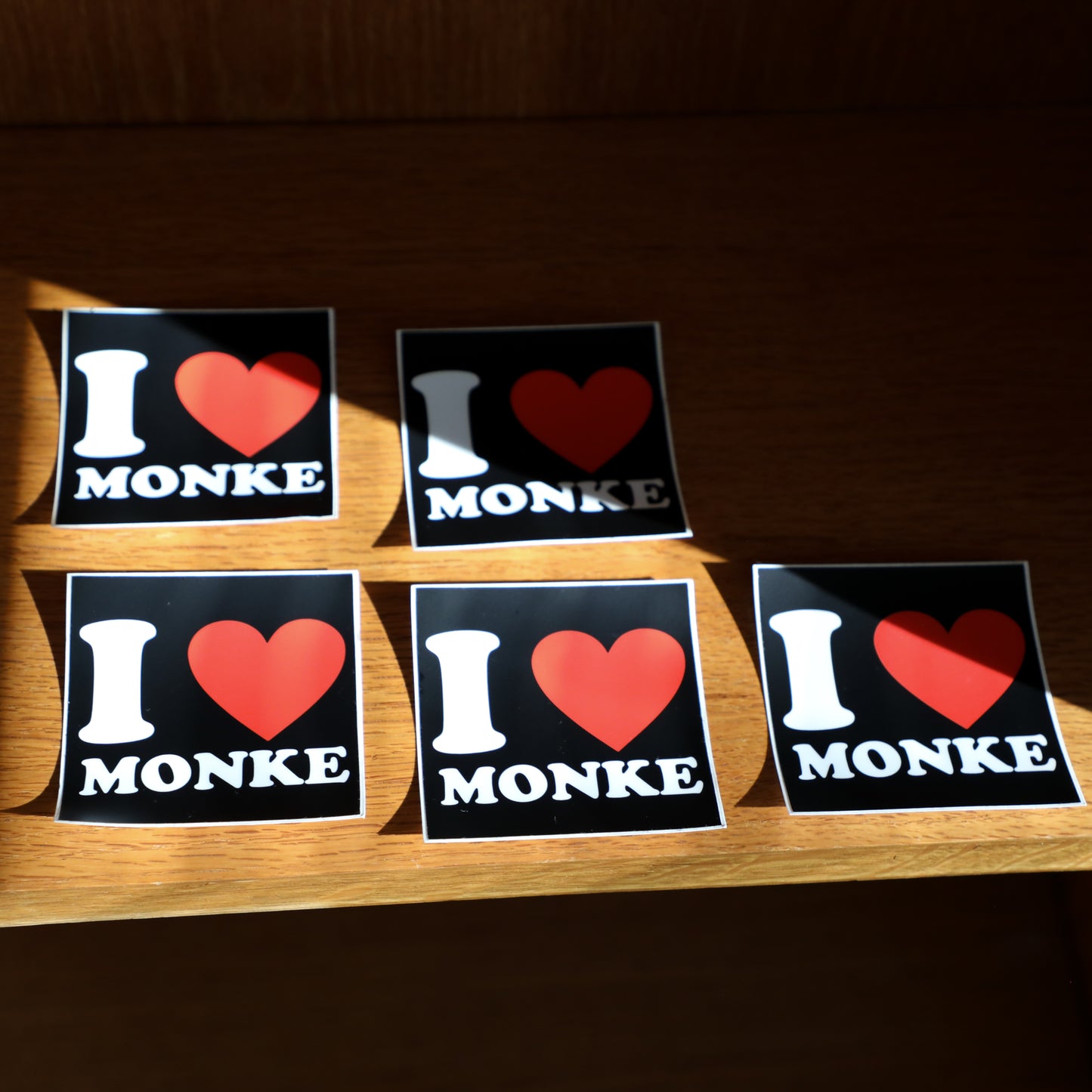 I ❤️ Monke Sticker