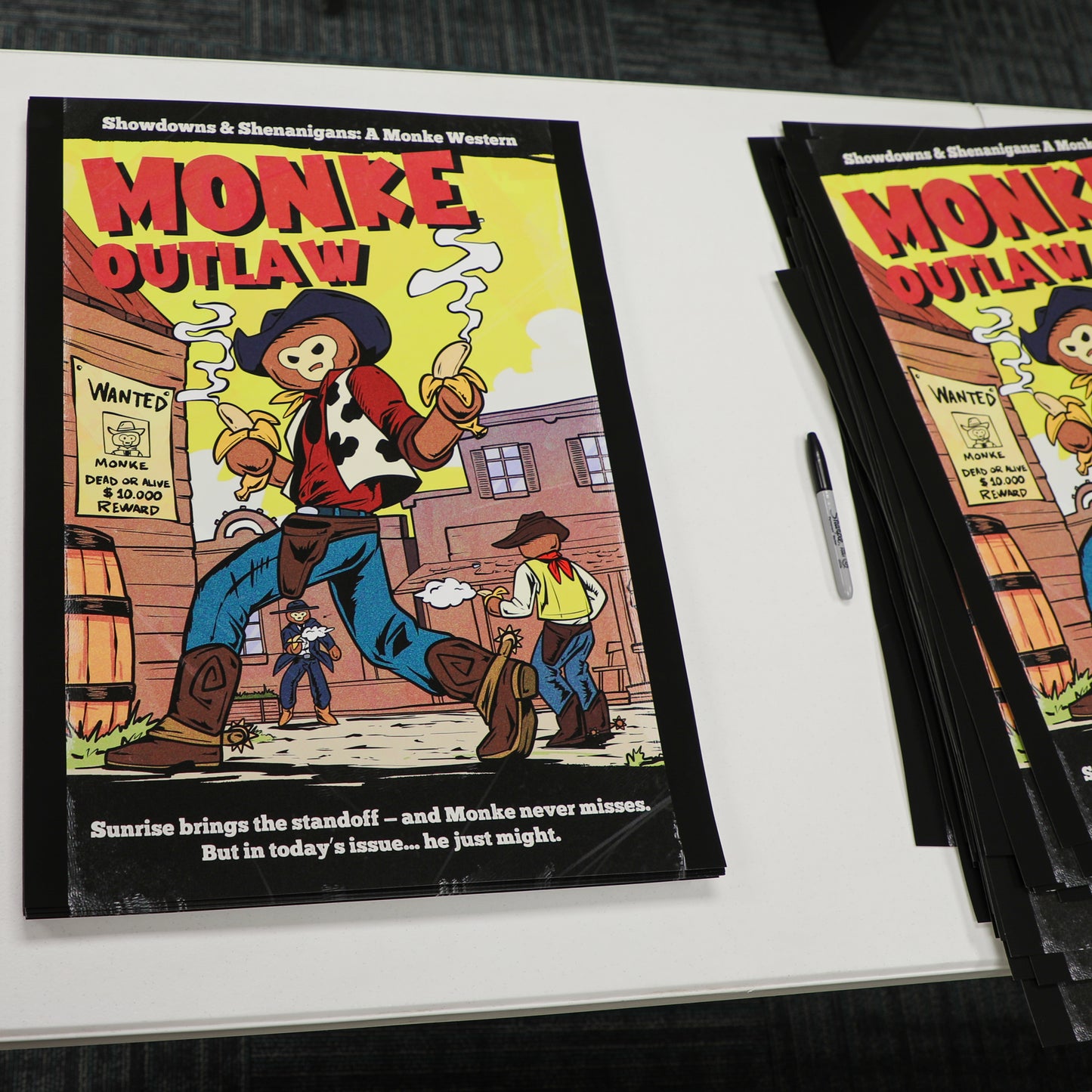Signed Monke Outlaw Poster (Limited Edition)