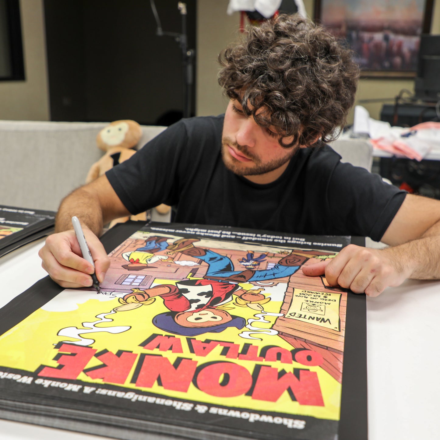 Signed Monke Outlaw Poster (Limited Edition)