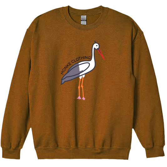 Stork Woven Sweater (Brown)